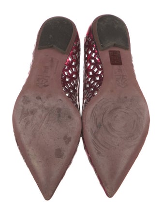 Jean-Michel Cazabat Patent Leather Lasercut Accents Flats
