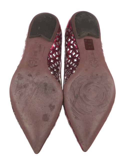 Jean-Michel Cazabat Patent Leather Lasercut Accents Flats