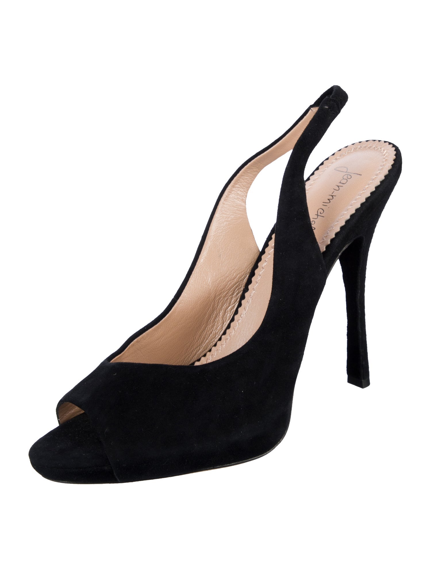 Jean-Michel Cazabat Suede Slingback Pumps