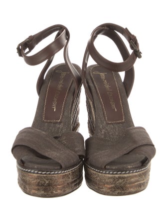 Jean-Michel Cazabat Leather Espadrilles