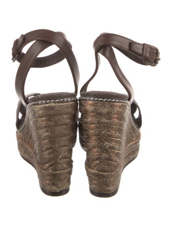 Jean-Michel Cazabat Leather Espadrilles