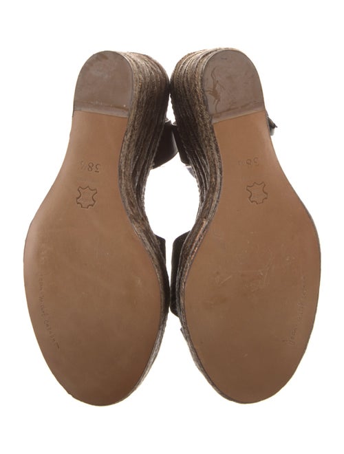 Jean-Michel Cazabat Leather Espadrilles