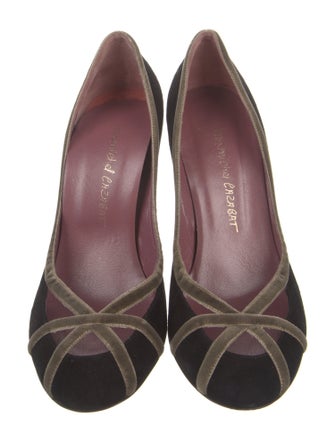 Jean-Michel Cazabat Suede Pumps
