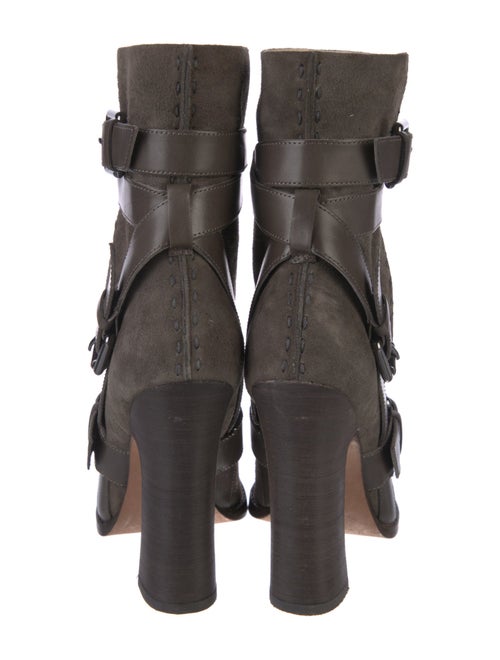 Jean-Michel Cazabat Suede Moto Boots