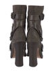 Jean-Michel Cazabat Suede Moto Boots
