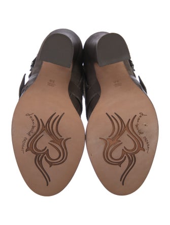 Jean-Michel Cazabat Suede Moto Boots