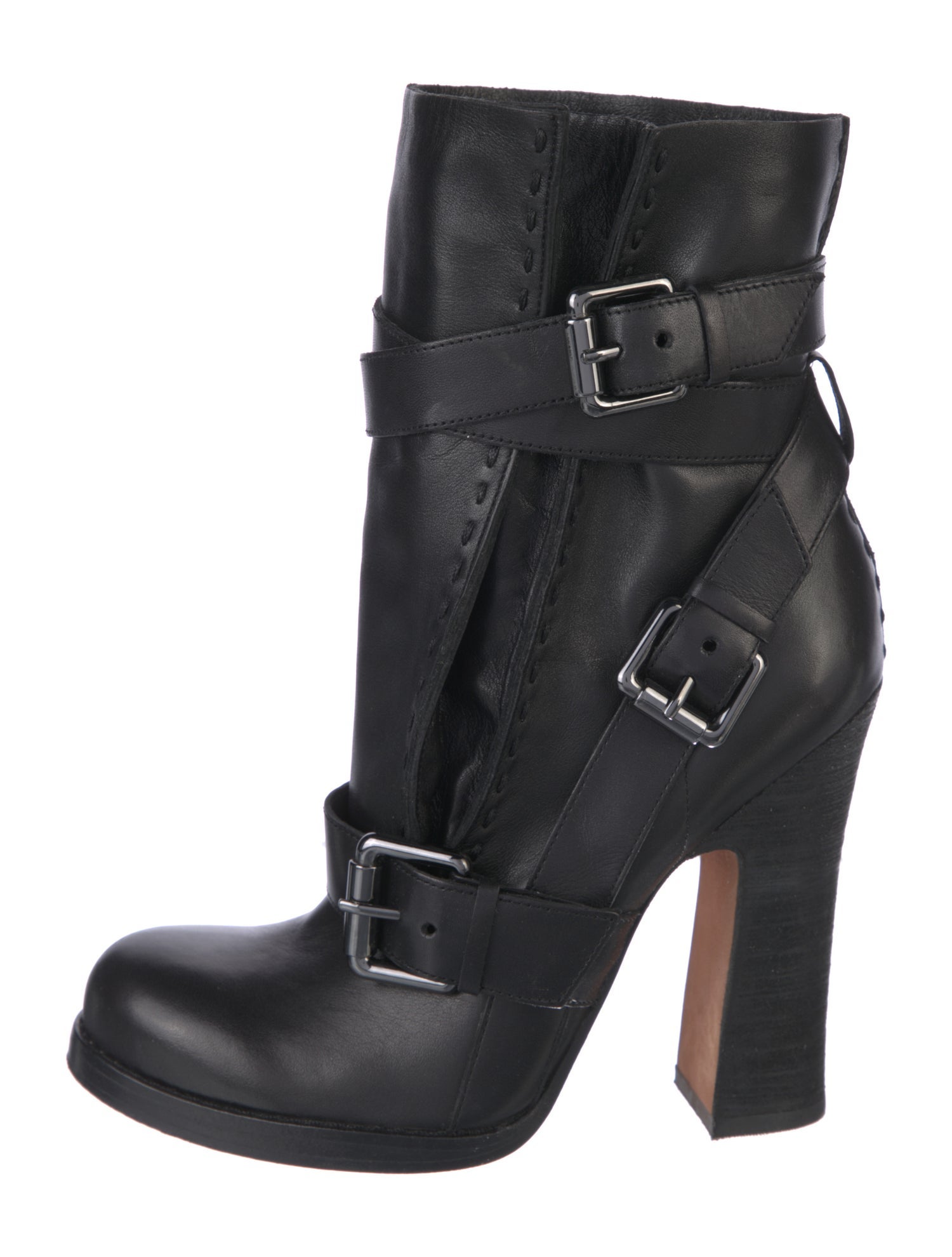 Jean-Michel Cazabat Leather Moto Boots