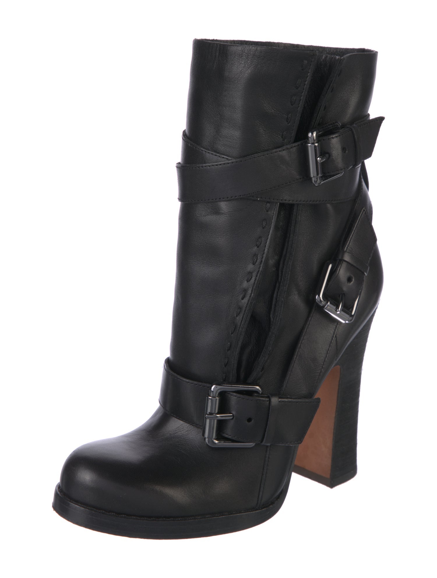 Jean-Michel Cazabat Leather Moto Boots