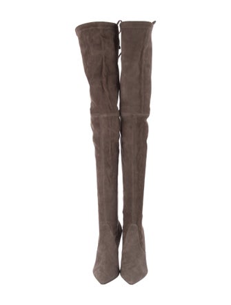 Jean-Michel Cazabat Suede Lace-Up Boots