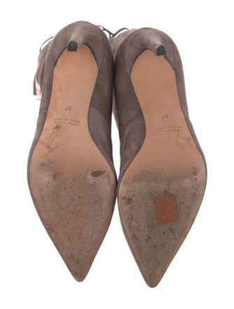 Jean-Michel Cazabat Suede Lace-Up Boots