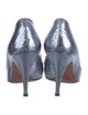 Jean-Michel Cazabat Leather Animal Print Pumps