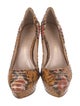 Jean-Michel Cazabat Python Animal Print Pumps