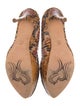 Jean-Michel Cazabat Python Animal Print Pumps