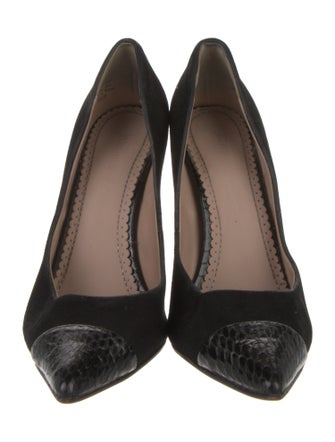 Jean-Michel Cazabat Suede Pumps