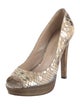 Jean-Michel Cazabat Python Animal Print Pumps