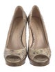 Jean-Michel Cazabat Python Animal Print Pumps