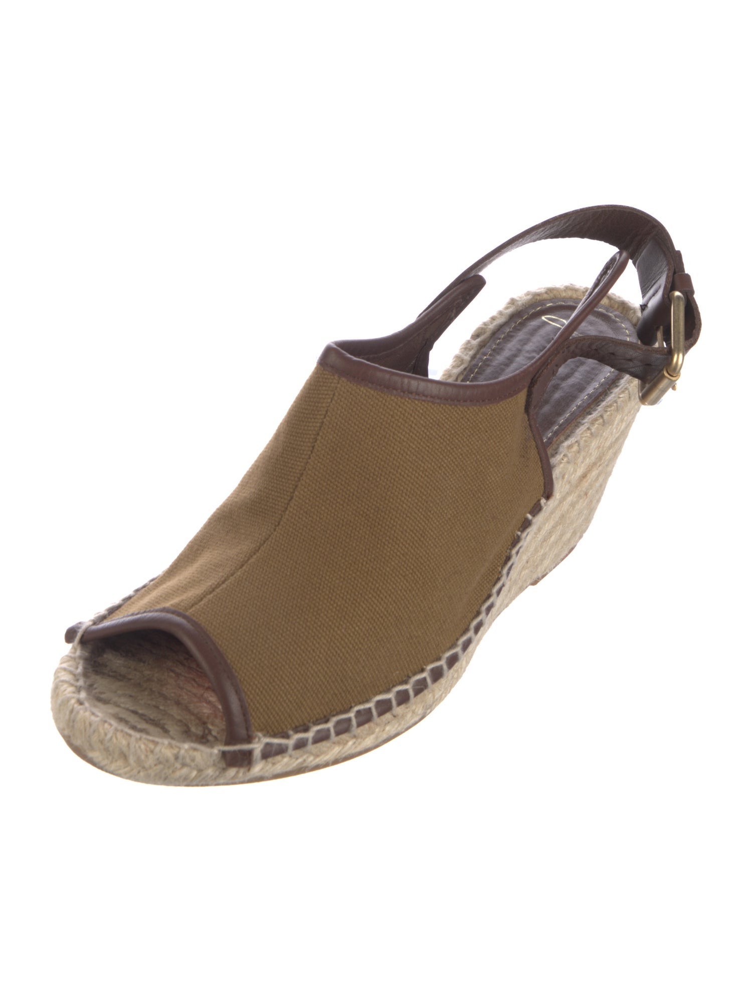 Jean-Michel Cazabat Canvas Slingback Pumps