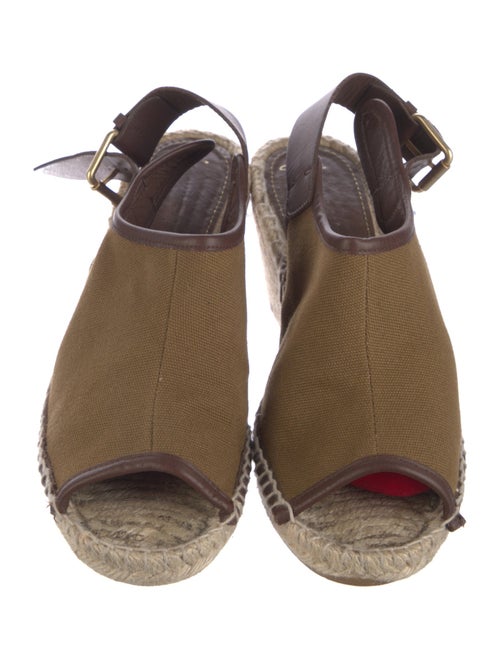 Jean-Michel Cazabat Canvas Slingback Pumps