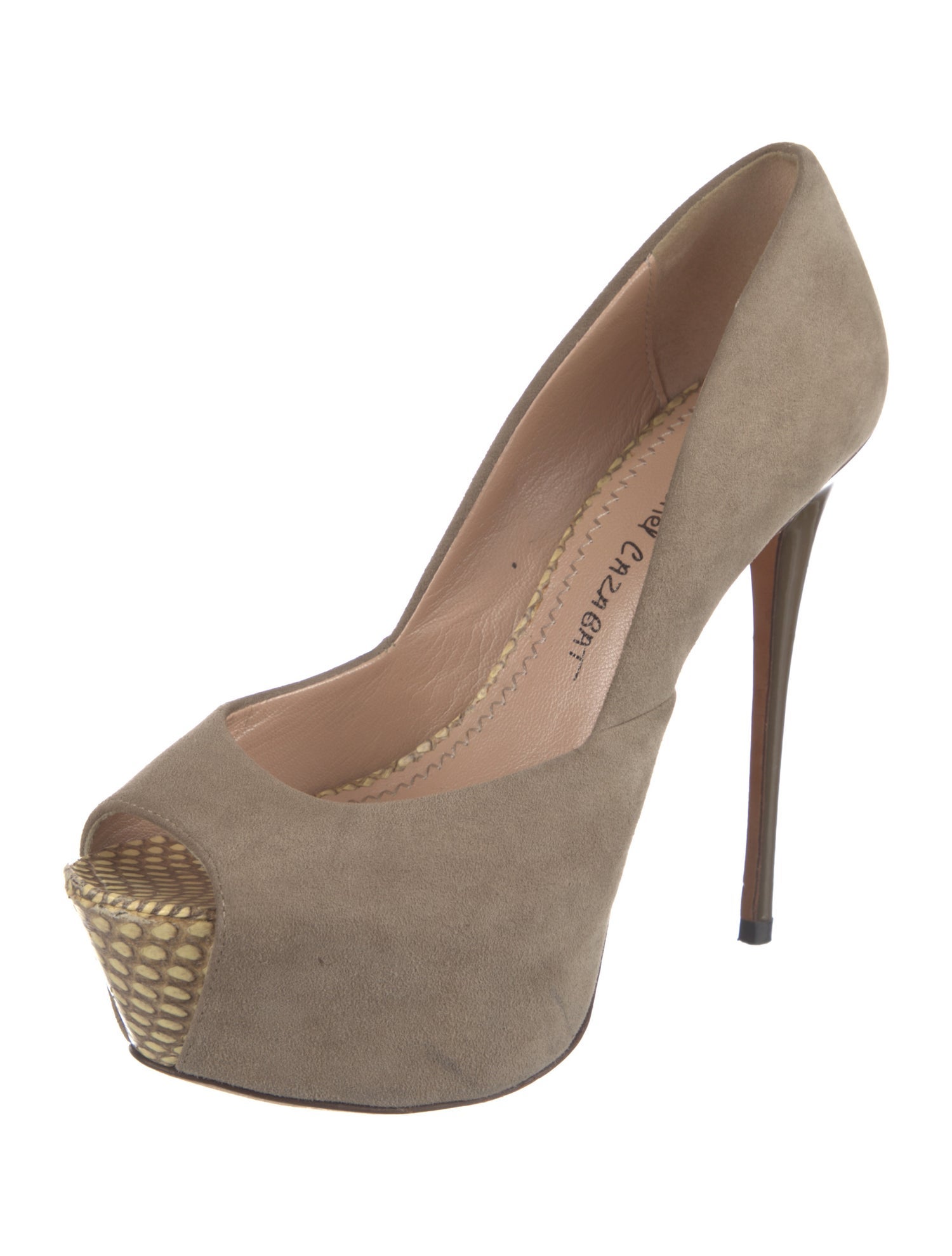 Jean-Michel Cazabat Suede Pumps