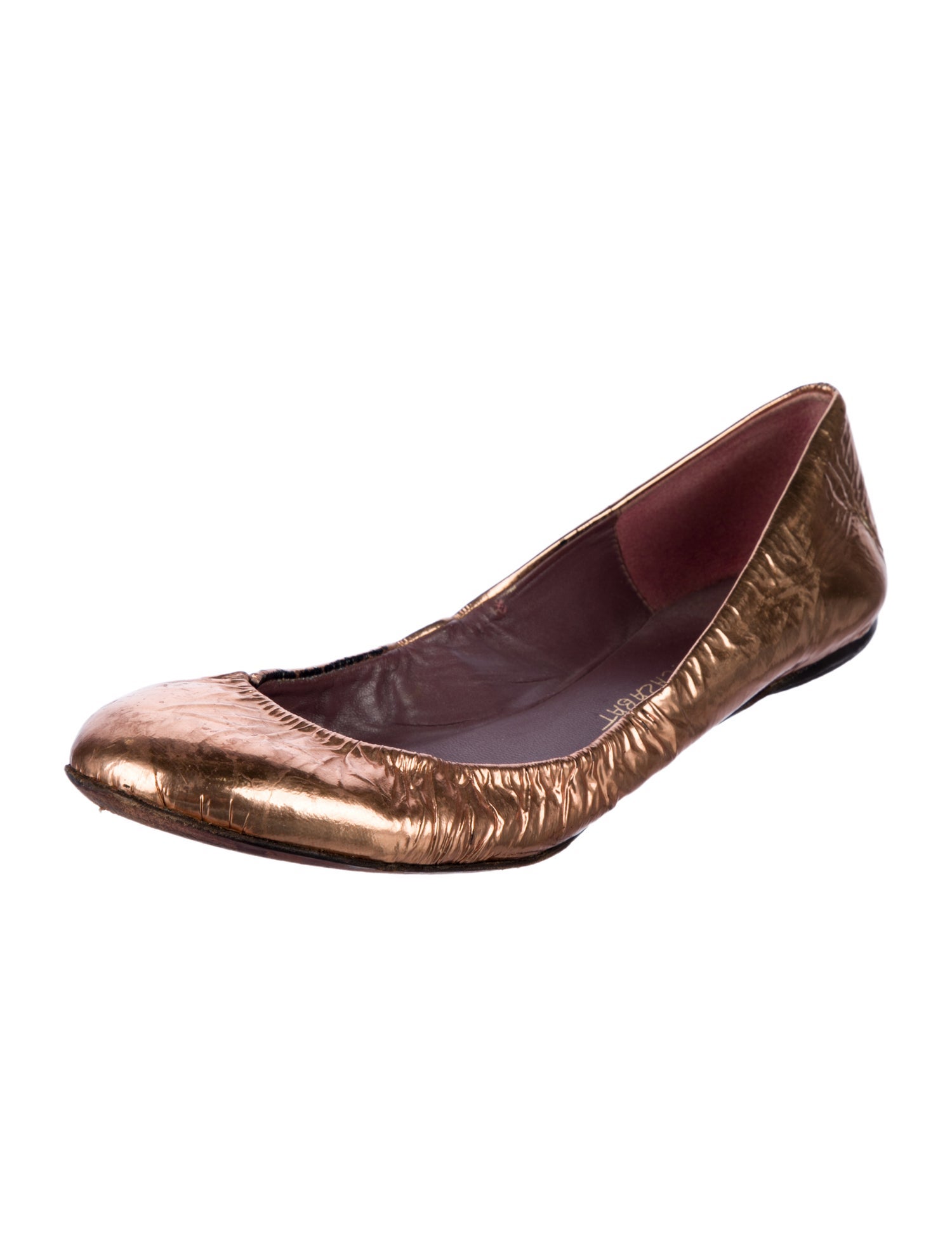 Jean-Michel Cazabat Patent Leather Ballet Flats