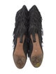 Jean-Michel Cazabat Suede Fringe Trim Accent Lace-Up Boots