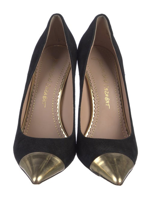 Jean-Michel Cazabat Suede Colorblock Pattern Pumps