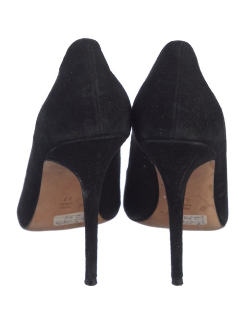 Jean-Michel Cazabat Suede Colorblock Pattern Pumps