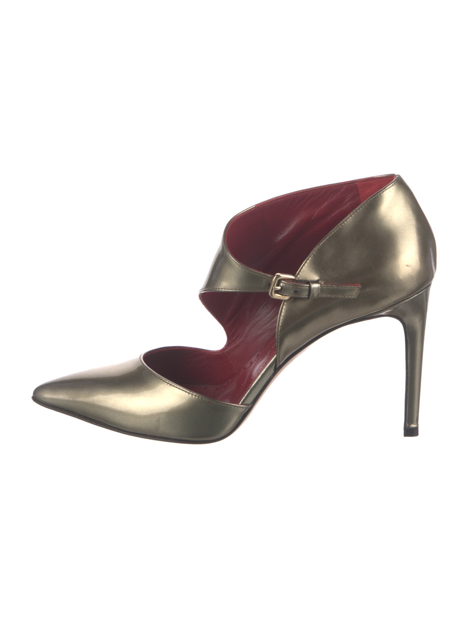 Jean-Michel Cazabat Patent Leather D'Orsay Pumps