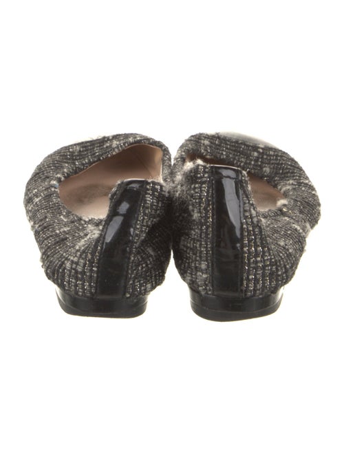 Jean-Michel Cazabat Tweed Tweed Pattern Ballet Flats