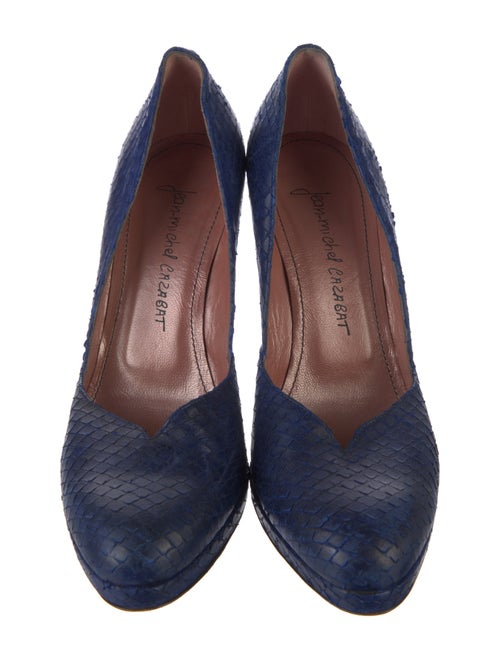 Jean-Michel Cazabat Python Animal Print Pumps