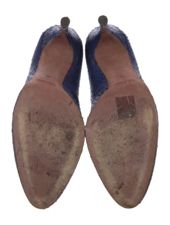 Jean-Michel Cazabat Python Animal Print Pumps