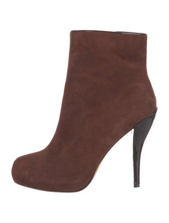 Jean-Michel Cazabat Suede Colorblock Pattern Boots