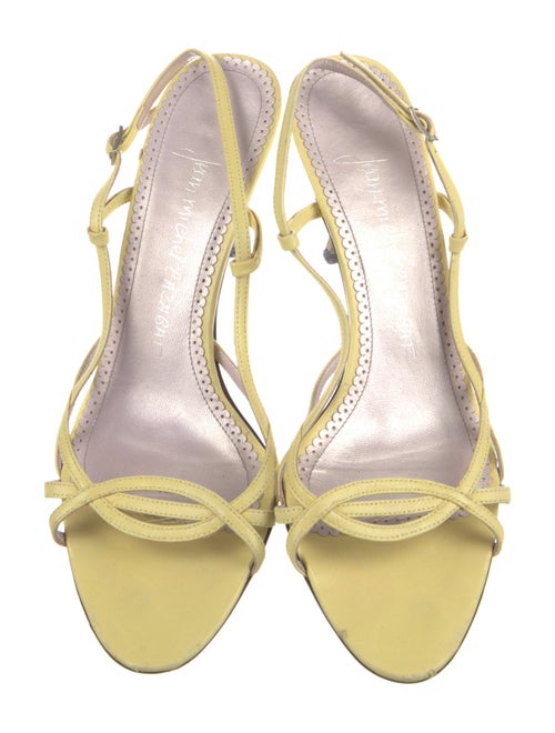 Jean-Michel Cazabat Leather Slingback Sandals