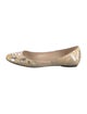 Jean-Michel Cazabat Snakeskin Animal Print Flats
