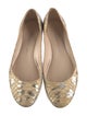 Jean-Michel Cazabat Snakeskin Animal Print Flats