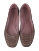 Jean-Michel Cazabat Leather Animal Print Flats