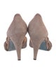 Jean-Michel Cazabat Suede D'Orsay Pumps