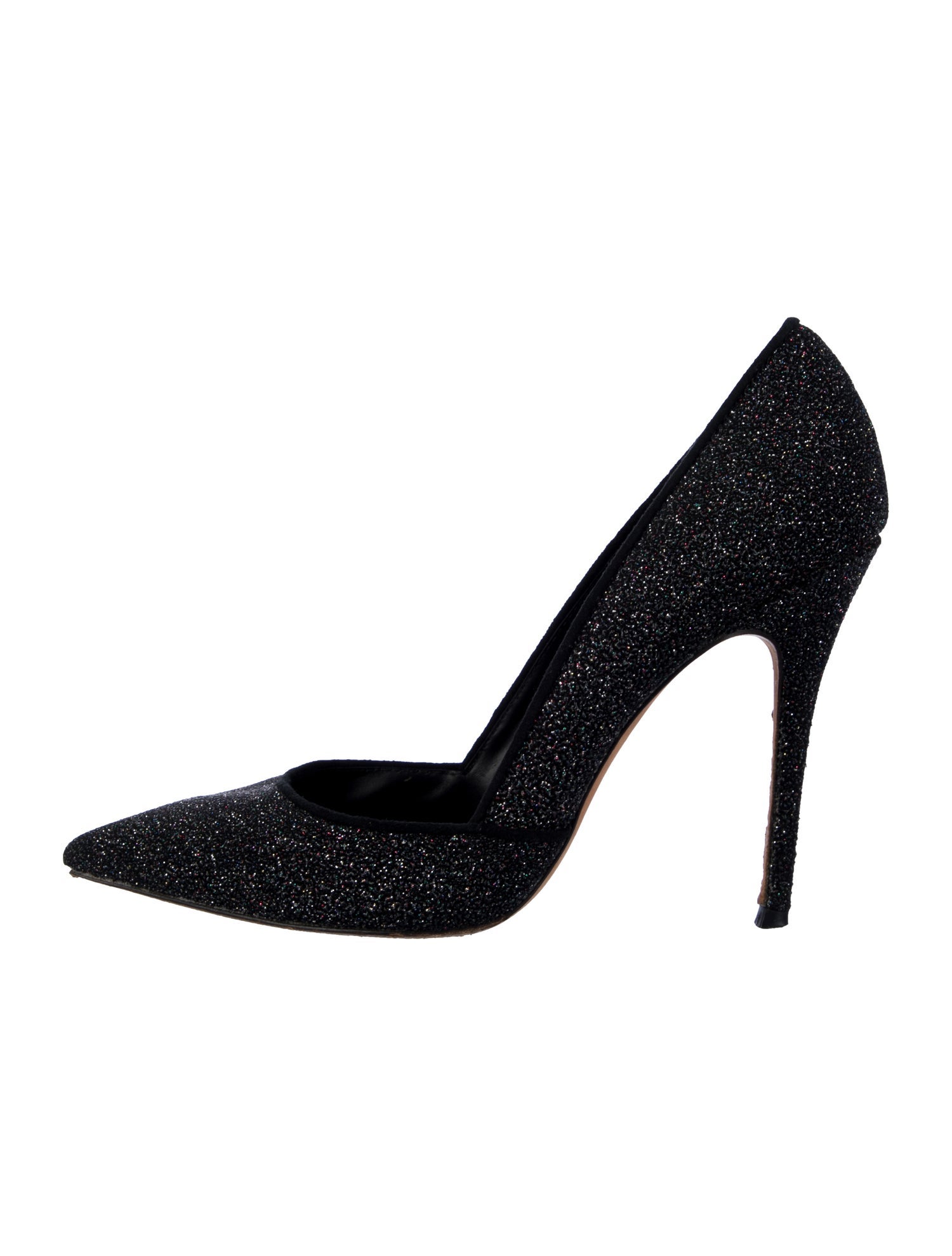 Jean-Michel Cazabat Glitter D'Orsay Pumps