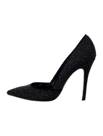 Jean-Michel Cazabat Glitter D'Orsay Pumps