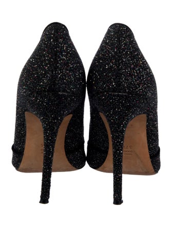 Jean-Michel Cazabat Glitter D'Orsay Pumps