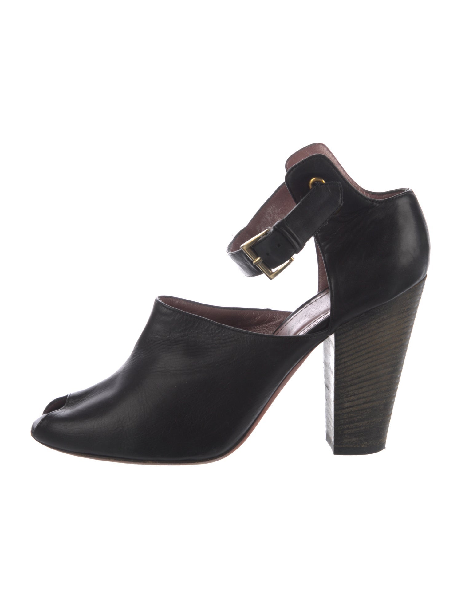 Jean-Michel Cazabat Leather D'Orsay Pumps