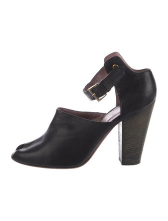 Jean-Michel Cazabat Leather D'Orsay Pumps