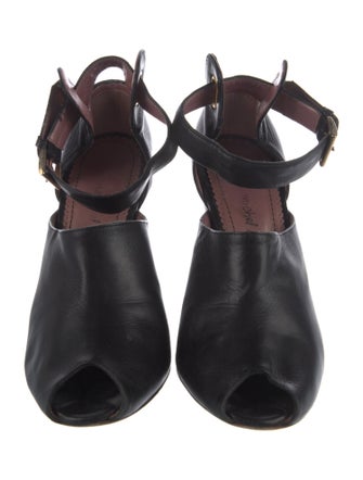 Jean-Michel Cazabat Leather D'Orsay Pumps