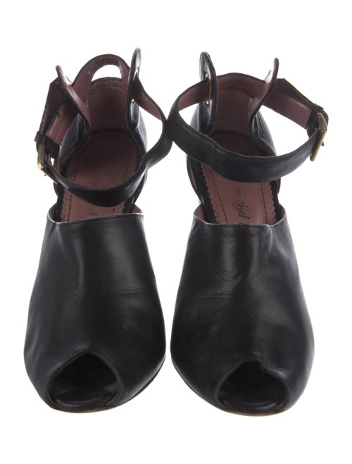 Jean-Michel Cazabat Leather D'Orsay Pumps