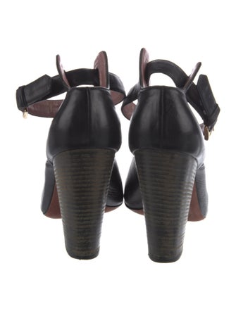 Jean-Michel Cazabat Leather D'Orsay Pumps