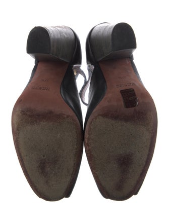 Jean-Michel Cazabat Leather D'Orsay Pumps