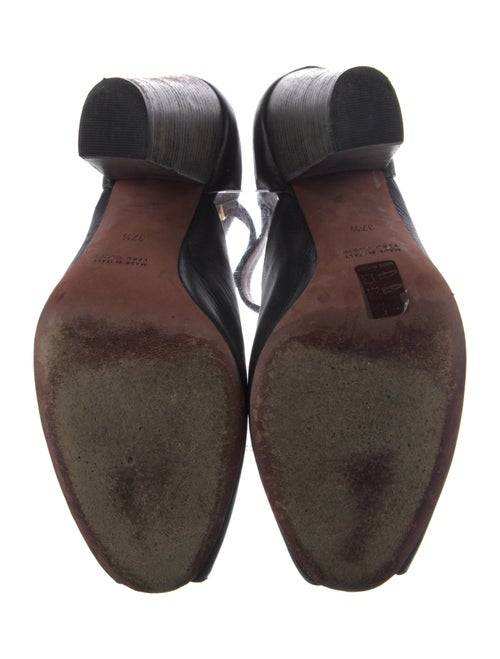 Jean-Michel Cazabat Leather D'Orsay Pumps