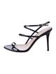 Jean-Michel Cazabat Patent Leather Slingback Sandals