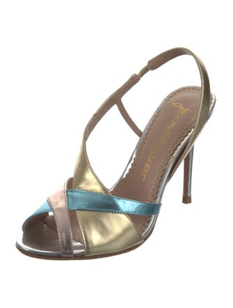 Jean-Michel Cazabat Leather T-Strap Pumps