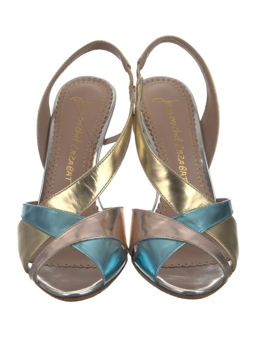 Jean-Michel Cazabat Leather T-Strap Pumps